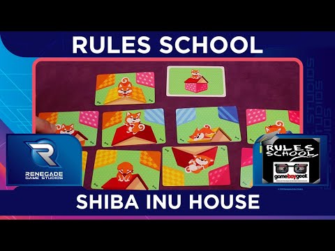 Learn How To Setup & Play Shiba Inu House (Rules School) with the Game Boy Geek