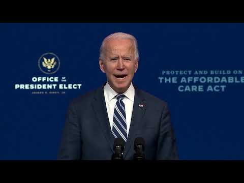 拜登說，意識形態主義者 "試圖剝奪 "美國人的健康保險。 (Ideologues 'trying to strip' Americans’ health coverage says Biden)