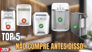 TOP 5 MELHORES Purificadores de Água para Comprar em 2026! Custo Benefício e ÁGUA GELADA