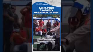 Viral Video Bernarasi 6 Kapolsek Gagal Ujian Praktik SIM C, Polda Jabar Buka Suara