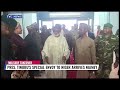 President Tinubu's Special Envoy To Niger Arrives Niamey