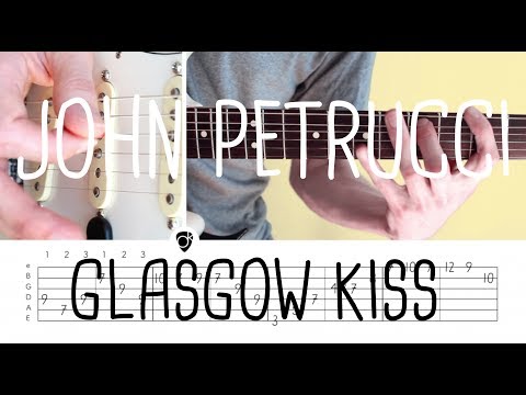 How to play Glasgow Kiss (intro) John Petrucci | Guitar Lesson + free tabs
