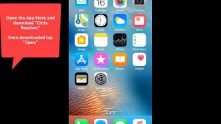 Installing Citrix Receiver for your iPhone