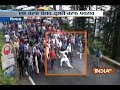 BJP Counsellor caught pelting stones on cars with mob in Shimla