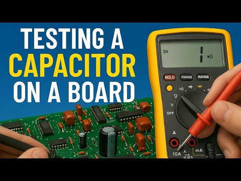 Test Capacitors Without Removing Them – Quick Multimeter Trick!
