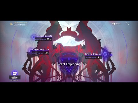 [Honkai: Star Rail] Simulated Universe: Swarm Disaster The End - Preservation path