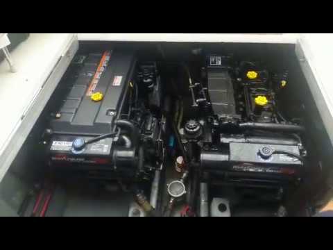 WWW.MARINEPOWERDRECHTSTEDEN B.V.  - Trial run Mecruiser diesel after repair.