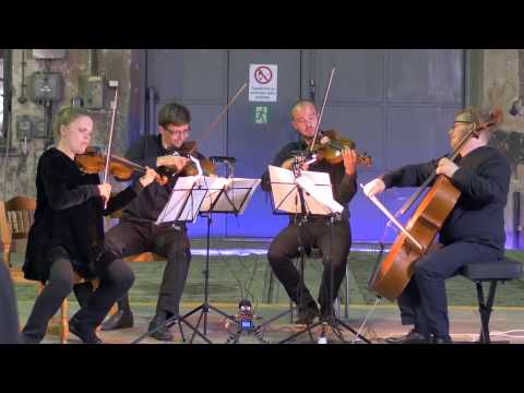 Kamus Quartet playing Benjamin Britten 3rd string quartet (live fragment)