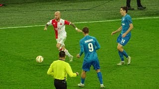 Zenit 1:0 Slavia Praha / Зенит 1:0 Славия Прага с трибуны Санкт-Петербург Арены
