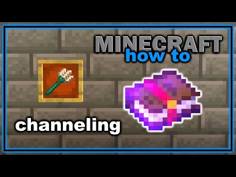 How to Get and Use Channeling Enchantment in Minecraft! | Easy Minecraft Tutorial