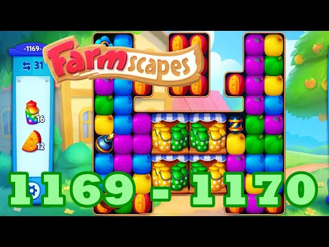 Farmscapes Level 1169 - 1170 HD Gameplay Walkthrough | 3 - match game | android | ios | GameGo Game