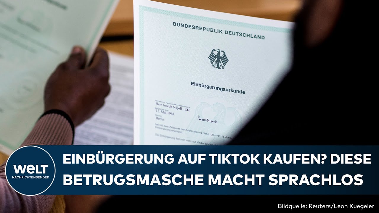 EINBÜRGERUNG: Betrugsmasche aufgedeckt! Verbrecher verkaufen gefälschte Zertifikate auf TikTok!