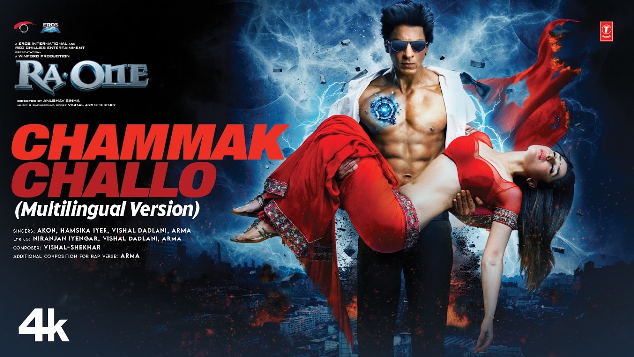 Chammak Challo (Multilingual Version) Audio: Shah Rukh Khan | Vishal–Shekhar | Akon, Hamsika, Arma