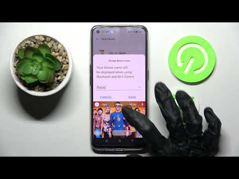 Open Phone Settings / Change Device Name - REALME 9