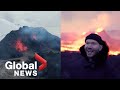 Iceland Volcano Thousands Watch Dramatic Lava Show As Eruption Continues