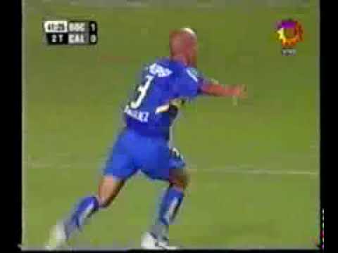 Gol de Clemente Rodriguez a Deportivo Cali (Boca 3-Cali 0 24-03-2004)