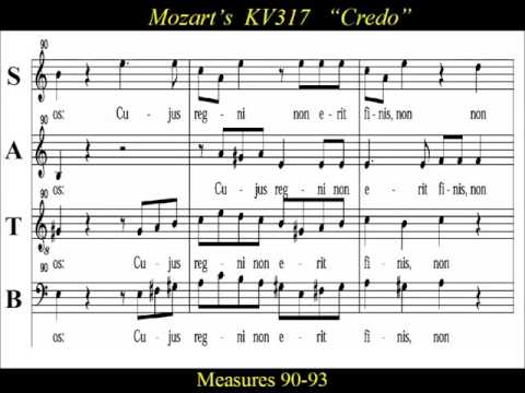 Mozart KV 317 -3 Credo - Coronation Mass - Soprano