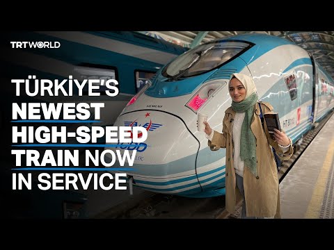 Türkiye launches high-speed train from Ankara to Sivas in country's east
