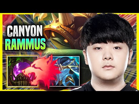 CANYON BRINGS BACK RAMMUS! - DK Canyon Plays Rammus JUNGLE vs Talon! | Preseason 2022