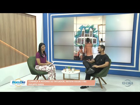 Conheça a história do tatuador, artista visual e pai, Philippe Farpa 12 08 2022