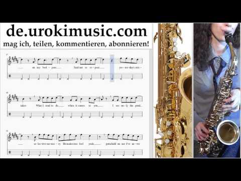 Saxophon Alt Lernen Shakira Can't Remember to Forget You Teil#2 Saxophonunterricht Noten Schule