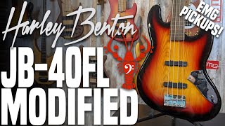 Video thumbnail for Harley Benton JB-40FL MODIFIED Pt. 1 - BIG Tones with Upgraded EMG Pickups! -LowEndLobster by LowEndLobster