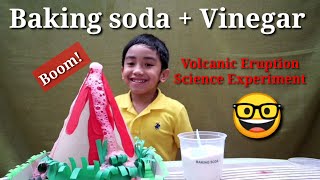 Vinegar and Baking Soda Science Experiment | Volcanic Eruption