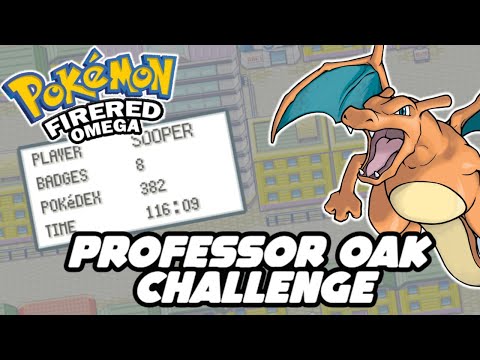 How Quickly Can You Complete Professor Oak's Challenge in Pokemon Fire Red Omega?