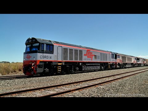5PM9 SCT Mixed Freight With CSR014 CSR004 SCT004 (12/12/2021) - PoathTV Australian Trains & Railways