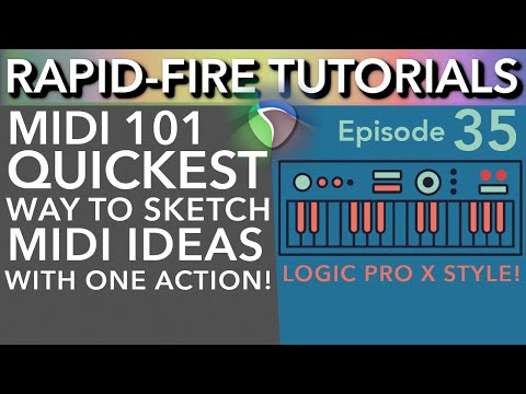 MIDI Hacks: Quickly Sketching Ideas in a MIDI Track (Rapid-Fire Reaper Tutorials Ep35)