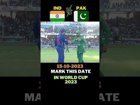 India vs Pakistan ODI World Cup 2023 date finalized #indiavspakistan #worldcup2023 #cricket