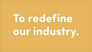 Watch video: Redefining Our Industry
