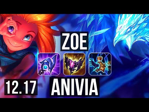 ZOE vs ANIVIA (MID) | Rank 3 Zoe, 12/2/15, Legendary | TR Grandmaster | 12.17