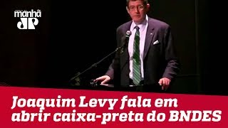 Joaquim Levy fala em abrir caixa-preta do BNDES