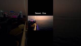 Sunset from Cruise - Goa #yt #shorts #ytshorts #travel #cruise #goa #nature