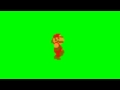 Super Mario Brothers Mario Running Green Screen ...
