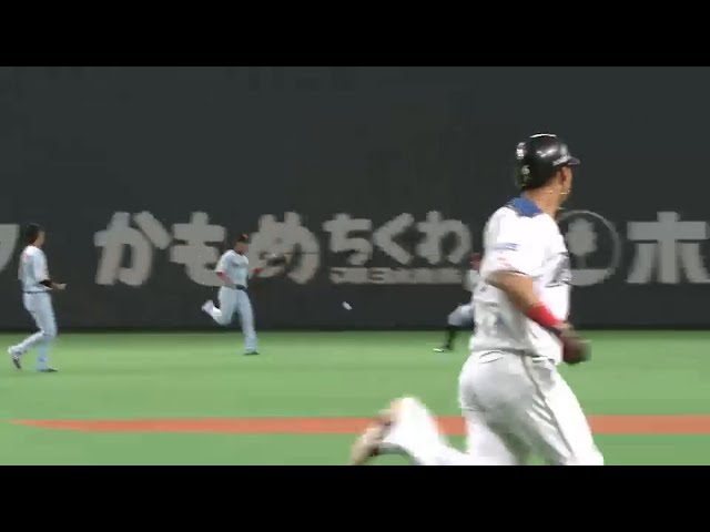 【1回裏】ラッキーヒットで先制!! ファイターズ・中田 タイムリーヒット!! 2015/6/11 F-G