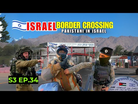 Crossing into Israel 🇮🇱 and Palestine 🇵🇸! Not What Expected | MotoVlog | Middle East Tour S3-EP.34