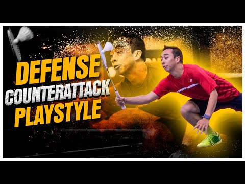 DEFENSE & COUNTERATTACK | Badminton Singles Strategy and Playstyle
