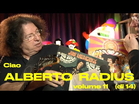 ALBERTO RADIUS, ciao - Volume 11 Jimi Hendix e l’ampli che Radius gli ha prestato. “Johnny B Goode”