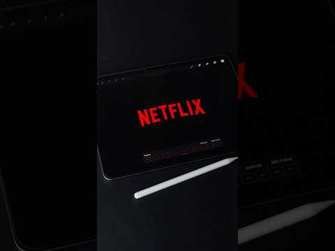 Netflix Animation 🎥🔴 #animation #netflix #cinema #logo #procreate #beautiful #movie