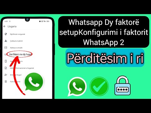 Si të përdorni verifikimin me dy hapa | Këshilla për privatësinë |WhatsApp(Përditësimi i ri T24)