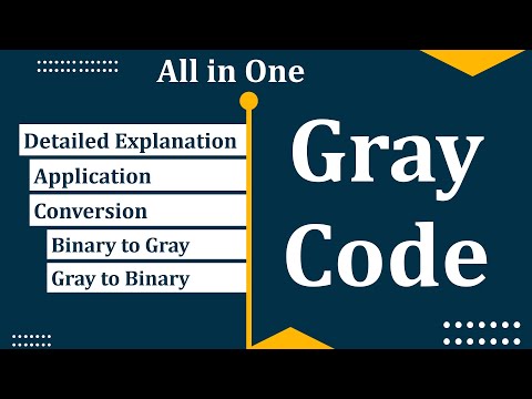 Introduction to gray code | What is Gray code explained | Gray to binary conversion