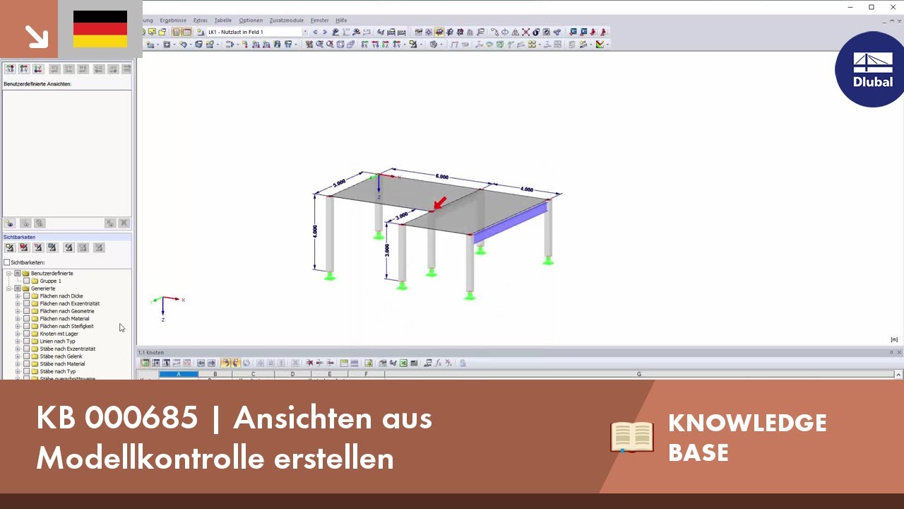 KB 000685 | Ansichten aus Modellkontrolle erstellen