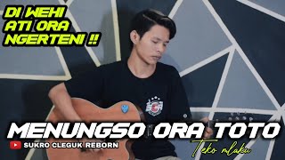 Download lagu MENUNGSO ORA TOTO - Teko mlaku ( akustik cover by Vai ) mp3
