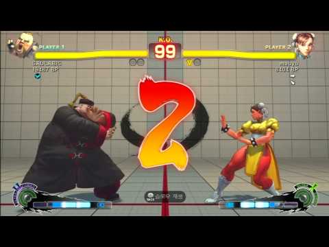 SSF4 Rank Match  SAULABIS (RU)  vs  mauyu (CH)