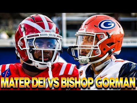 #1 Mater Dei vs #2 Bishop Gorman (NV)!🔥Who's The Best Team In The Nation⁉️- Juggernaut Faceoff‼️