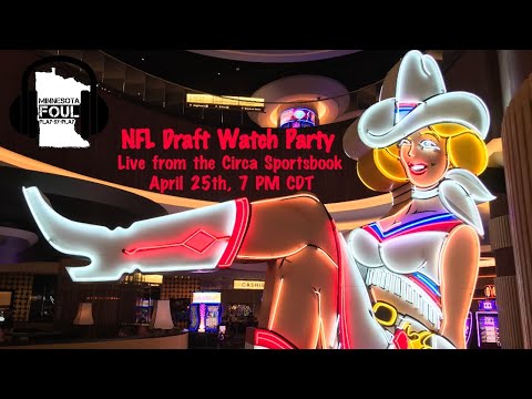 2024 NFL Draft Watch Party Live from the Circa Sportsbook Legends Club in Las Vegas