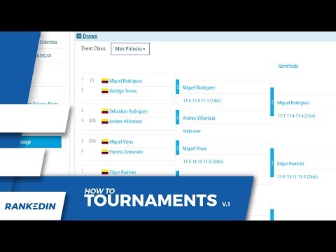 How to create Tournament - ver. 1 - Rankedin