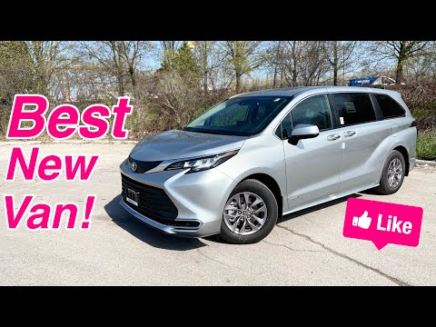 The 2021 Toyota Sienna Hybrid XLE AWD features and review!